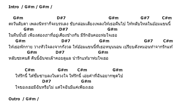 คอร์ดเพลง เนื้อเพลง นิทรา, คอร์ดเพลง นิทรา ของ มิน พีชญา, คอร์ดเพลงของ มิน พีชญา, เนื้อร้อง นิทรา มิน พีชญา, นิทรา คอร์ดง่าย ๆ, คอร์ด นิทรา ต้นฉบับ