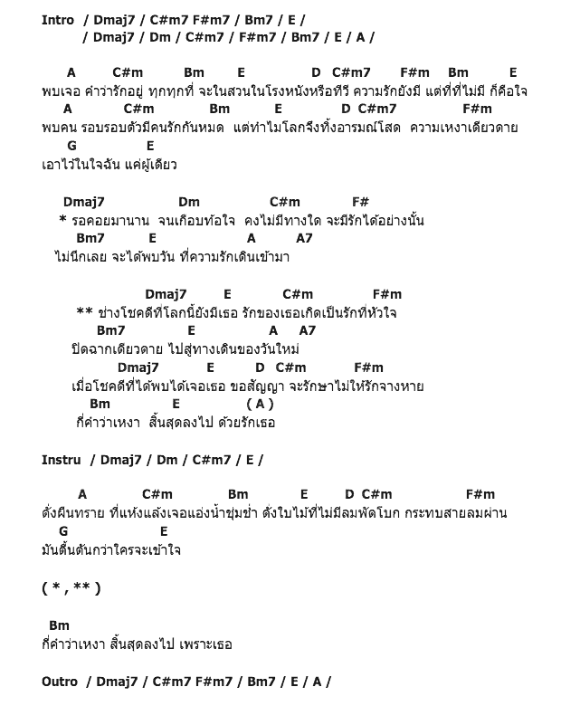 คอร์ดเพลง เนื้อเพลง ช่างโชคดีที่โลกนี้มีเธอ, คอร์ดเพลง ช่างโชคดีที่โลกนี้มีเธอ ของ พลับ จุฑาภัทร, คอร์ดเพลงของ พลับ จุฑาภัทร, เนื้อร้อง ช่างโชคดีที่โลกนี้มีเธอ พลับ จุฑาภัทร, ช่างโชคดีที่โลกนี้มีเธอ คอร์ดง่าย ๆ, คอร์ด ช่างโชคดีที่โลกนี้มีเธอ ต้นฉบับ