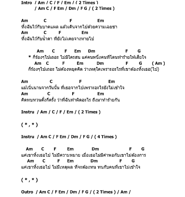 คอร์ดเพลง เนื้อเพลง ร้องให้ลืม, คอร์ดเพลง ร้องให้ลืม ของ Tagalog, คอร์ดเพลงของ Tagalog, เนื้อร้อง ร้องให้ลืม Tagalog, ร้องให้ลืม คอร์ดง่าย ๆ, คอร์ด ร้องให้ลืม ต้นฉบับ