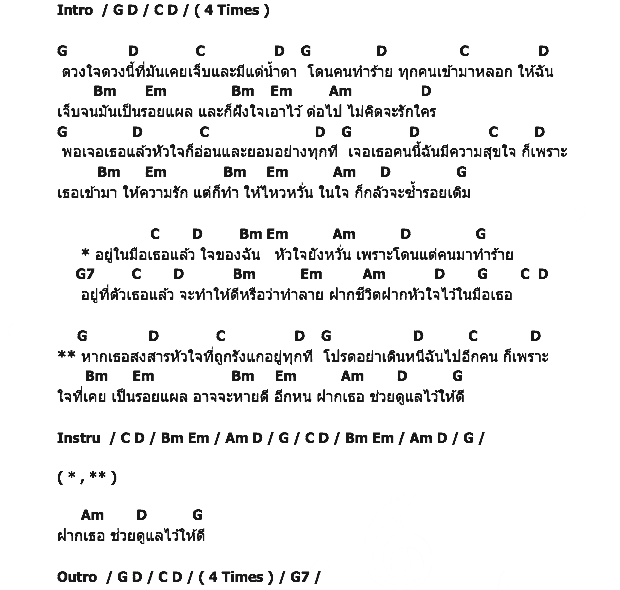 คอร์ดเพลง เนื้อเพลง หัวใจในมือเธอ, คอร์ดเพลง หัวใจในมือเธอ ของ สีดา, คอร์ดเพลงของ สีดา, เนื้อร้อง หัวใจในมือเธอ สีดา, หัวใจในมือเธอ คอร์ดง่าย ๆ, คอร์ด หัวใจในมือเธอ ต้นฉบับ