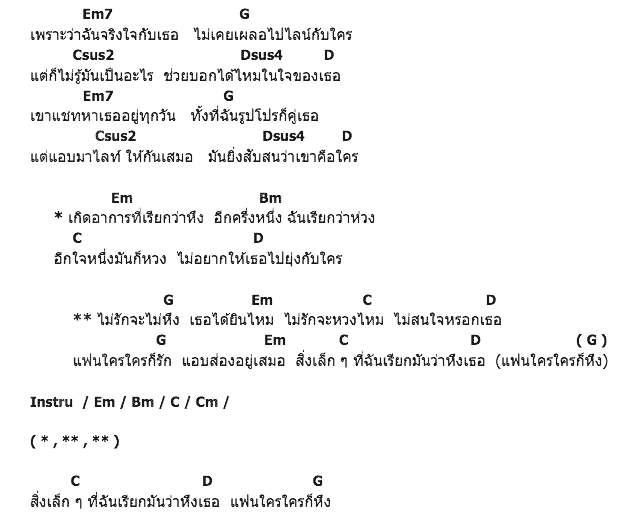 คอร์ดเพลง เนื้อเพลง แฟนใครใครก็หึง, คอร์ดเพลง แฟนใครใครก็หึง ของ บิ๊กจอร์ส, คอร์ดเพลงของ บิ๊กจอร์ส, เนื้อร้อง แฟนใครใครก็หึง บิ๊กจอร์ส, แฟนใครใครก็หึง คอร์ดง่าย ๆ, คอร์ด แฟนใครใครก็หึง ต้นฉบับ