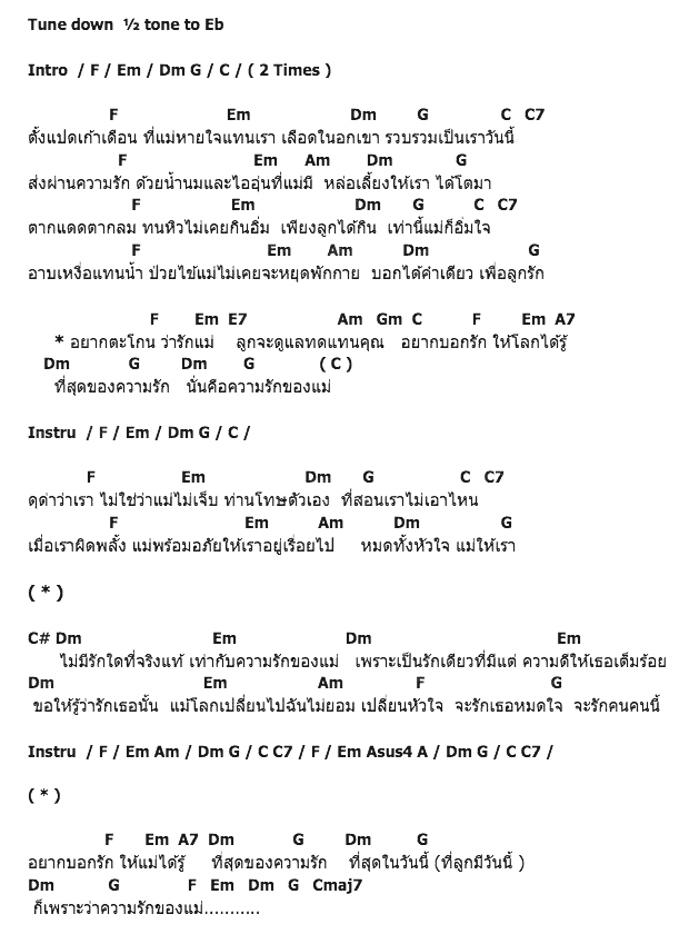 คอร์ดเพลง เนื้อเพลง ที่สุดของความรัก, คอร์ดเพลง ที่สุดของความรัก ของ Our beloved Queen & Moms' Project. by บ้านสมเด็จฯเร็คคอร์ด, คอร์ดเพลงของ Our beloved Queen & Moms' Project. by บ้านสมเด็จฯเร็คคอร์ด, เนื้อร้อง ที่สุดของความรัก Our beloved Queen & Moms' Project. by บ้านสมเด็จฯเร็คคอร์ด, ที่สุดของความรัก คอร์ดง่าย ๆ, คอร์ด ที่สุดของความรัก ต้นฉบับ