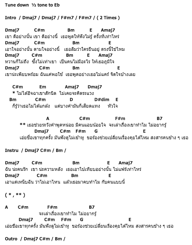 คอร์ดเพลง เนื้อเพลง ชื่อเขา...ไม่เข้าหู (I Don't Wanna Hear His Name), คอร์ดเพลง ชื่อเขา...ไม่เข้าหู (I Don't Wanna Hear His Name) ของ Plan B, คอร์ดเพลงของ Plan B, เนื้อร้อง ชื่อเขา...ไม่เข้าหู (I Don't Wanna Hear His Name) Plan B, ชื่อเขา...ไม่เข้าหู (I Don't Wanna Hear His Name) คอร์ดง่าย ๆ, คอร์ด ชื่อเขา...ไม่เข้าหู (I Don't Wanna Hear His Name) ต้นฉบับ