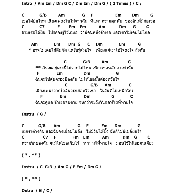 คอร์ดเพลง เนื้อเพลง เพลงใบไม้, คอร์ดเพลง เพลงใบไม้ ของ สีหนุ่ม The Voice, คอร์ดเพลงของ สีหนุ่ม The Voice, เนื้อร้อง เพลงใบไม้ สีหนุ่ม The Voice, เพลงใบไม้ คอร์ดง่าย ๆ, คอร์ด เพลงใบไม้ ต้นฉบับ