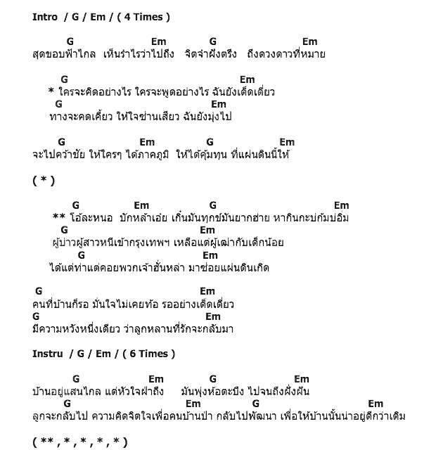 คอร์ดเพลง เนื้อเพลง บ้าน, คอร์ดเพลง บ้าน ของ พงษ์สิทธิ์ คัมภีร์, คอร์ดเพลงของ พงษ์สิทธิ์ คัมภีร์, เนื้อร้อง บ้าน พงษ์สิทธิ์ คัมภีร์, บ้าน คอร์ดง่าย ๆ, คอร์ด บ้าน ต้นฉบับ