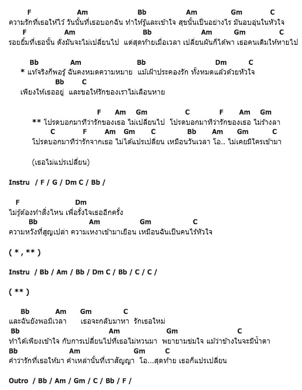 คอร์ดเพลง เนื้อเพลง โปรดบอก, คอร์ดเพลง โปรดบอก ของ Sleeper One, คอร์ดเพลงของ Sleeper One, เนื้อร้อง โปรดบอก Sleeper One, โปรดบอก คอร์ดง่าย ๆ, คอร์ด โปรดบอก ต้นฉบับ