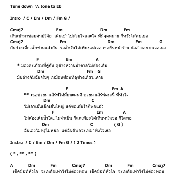 คอร์ดเพลง เนื้อเพลง ก๋วยเตี๋ยวหน้าใสกับใจโทรมๆ, คอร์ดเพลง ก๋วยเตี๋ยวหน้าใสกับใจโทรมๆ ของ Pancake, คอร์ดเพลงของ Pancake, เนื้อร้อง ก๋วยเตี๋ยวหน้าใสกับใจโทรมๆ Pancake, ก๋วยเตี๋ยวหน้าใสกับใจโทรมๆ คอร์ดง่าย ๆ, คอร์ด ก๋วยเตี๋ยวหน้าใสกับใจโทรมๆ ต้นฉบับ