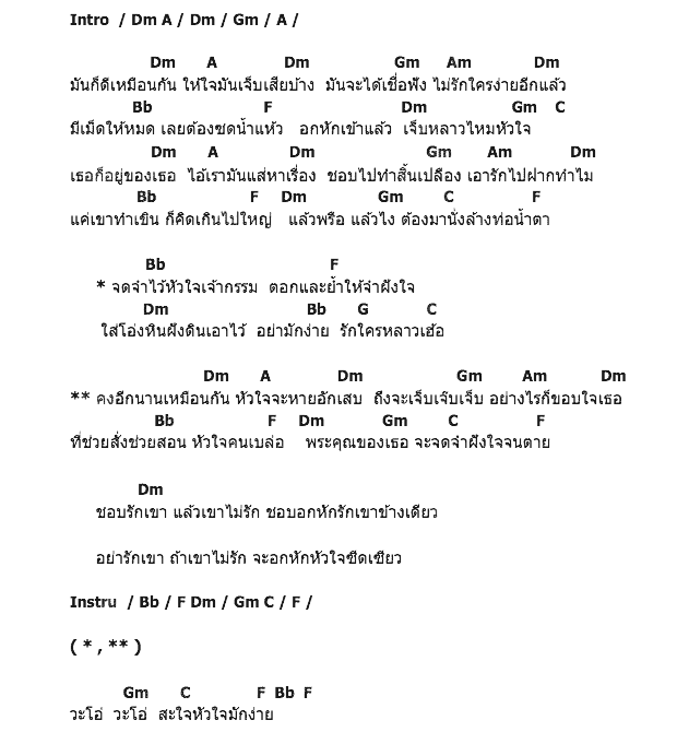 คอร์ดเพลง เนื้อเพลง หัวใจมักง่าย, คอร์ดเพลง หัวใจมักง่าย ของ นายสน, คอร์ดเพลงของ นายสน, เนื้อร้อง หัวใจมักง่าย นายสน, หัวใจมักง่าย คอร์ดง่าย ๆ, คอร์ด หัวใจมักง่าย ต้นฉบับ