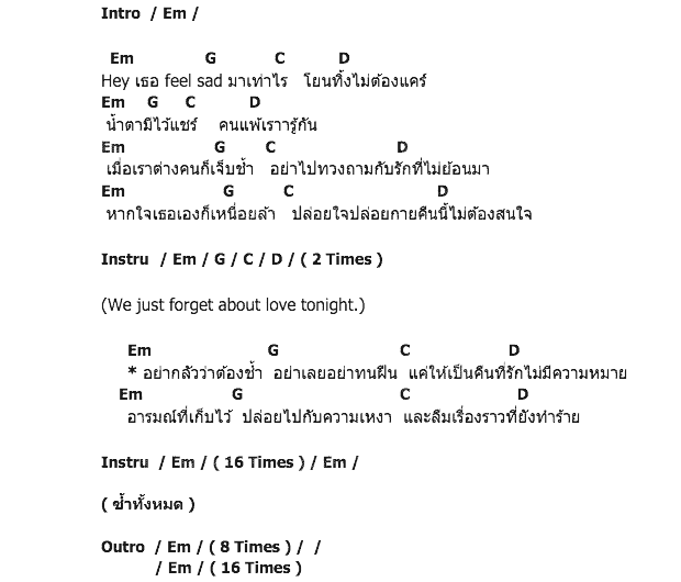 คอร์ดเพลง เนื้อเพลง คืนนี้, คอร์ดเพลง คืนนี้ ของ Lazer Monsters, คอร์ดเพลงของ Lazer Monsters, เนื้อร้อง คืนนี้ Lazer Monsters, คืนนี้ คอร์ดง่าย ๆ, คอร์ด คืนนี้ ต้นฉบับ