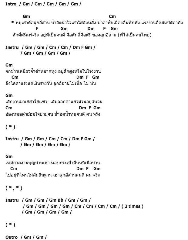 คอร์ดเพลง เนื้อเพลง ศักดิ์ศรีลูกอีสาน, คอร์ดเพลง ศักดิ์ศรีลูกอีสาน ของ พี สะเดิด, คอร์ดเพลงของ พี สะเดิด, เนื้อร้อง ศักดิ์ศรีลูกอีสาน พี สะเดิด, ศักดิ์ศรีลูกอีสาน คอร์ดง่าย ๆ, คอร์ด ศักดิ์ศรีลูกอีสาน ต้นฉบับ