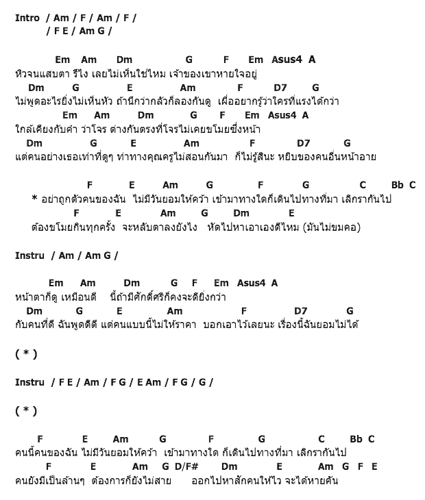 คอร์ดเพลง เนื้อเพลง ขมคอ, คอร์ดเพลง ขมคอ ของ กานดา อาร์ สยาม, คอร์ดเพลงของ กานดา อาร์ สยาม, เนื้อร้อง ขมคอ กานดา อาร์ สยาม, ขมคอ คอร์ดง่าย ๆ, คอร์ด ขมคอ ต้นฉบับ