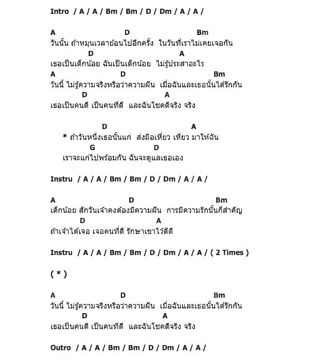 คอร์ดเพลง เนื้อเพลง เด็กน้อย, คอร์ดเพลง เด็กน้อย ของ 25 Hours, คอร์ดเพลงของ 25 Hours, เนื้อร้อง เด็กน้อย 25 Hours, เด็กน้อย คอร์ดง่าย ๆ, คอร์ด เด็กน้อย ต้นฉบับ