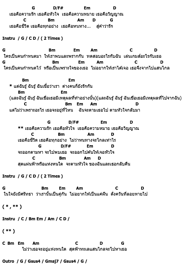 คอร์ดเพลง เนื้อเพลง เธอคือทุกอย่าง, คอร์ดเพลง เธอคือทุกอย่าง ของ Crescendo Feat.มาเรียม B5, คอร์ดเพลงของ Crescendo Feat.มาเรียม B5, เนื้อร้อง เธอคือทุกอย่าง Crescendo Feat.มาเรียม B5, เธอคือทุกอย่าง คอร์ดง่าย ๆ, คอร์ด เธอคือทุกอย่าง ต้นฉบับ