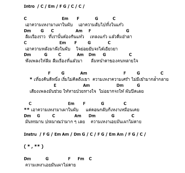 คอร์ดเพลง เนื้อเพลง ความเหงาเผาไม่ตาย, คอร์ดเพลง ความเหงาเผาไม่ตาย ของ ดิษฐ์ ทวิน โซล, คอร์ดเพลงของ ดิษฐ์ ทวิน โซล, เนื้อร้อง ความเหงาเผาไม่ตาย ดิษฐ์ ทวิน โซล, ความเหงาเผาไม่ตาย คอร์ดง่าย ๆ, คอร์ด ความเหงาเผาไม่ตาย ต้นฉบับ