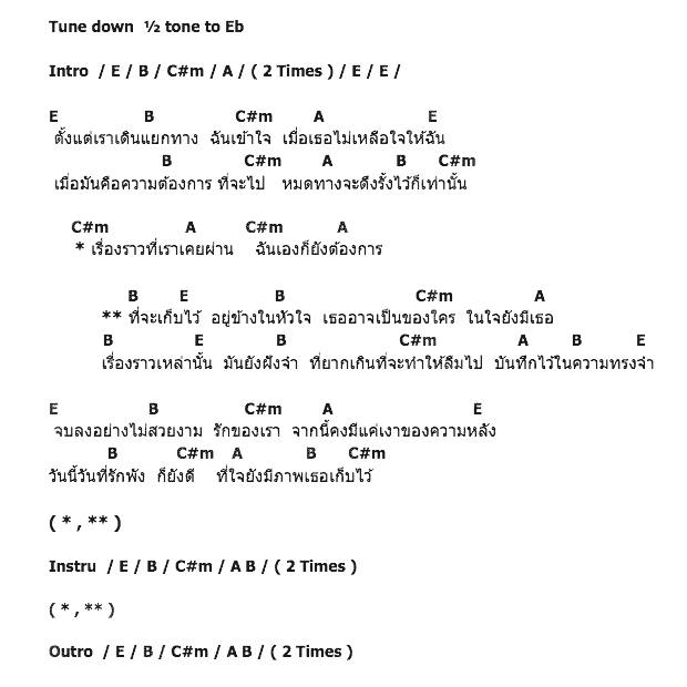 คอร์ดเพลง เนื้อเพลง ความทรงจำ, คอร์ดเพลง ความทรงจำ ของ 5 Steps 100, คอร์ดเพลงของ 5 Steps 100, เนื้อร้อง ความทรงจำ 5 Steps 100, ความทรงจำ คอร์ดง่าย ๆ, คอร์ด ความทรงจำ ต้นฉบับ