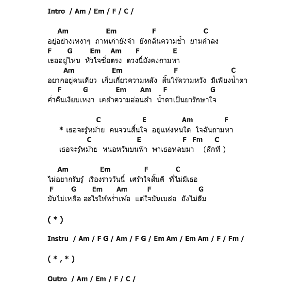 คอร์ดเพลง เนื้อเพลง เธอจะรู้หม้าย, คอร์ดเพลง เธอจะรู้หม้าย ของ วุฒิ นิวเคลียร์, คอร์ดเพลงของ วุฒิ นิวเคลียร์, เนื้อร้อง เธอจะรู้หม้าย วุฒิ นิวเคลียร์, เธอจะรู้หม้าย คอร์ดง่าย ๆ, คอร์ด เธอจะรู้หม้าย ต้นฉบับ