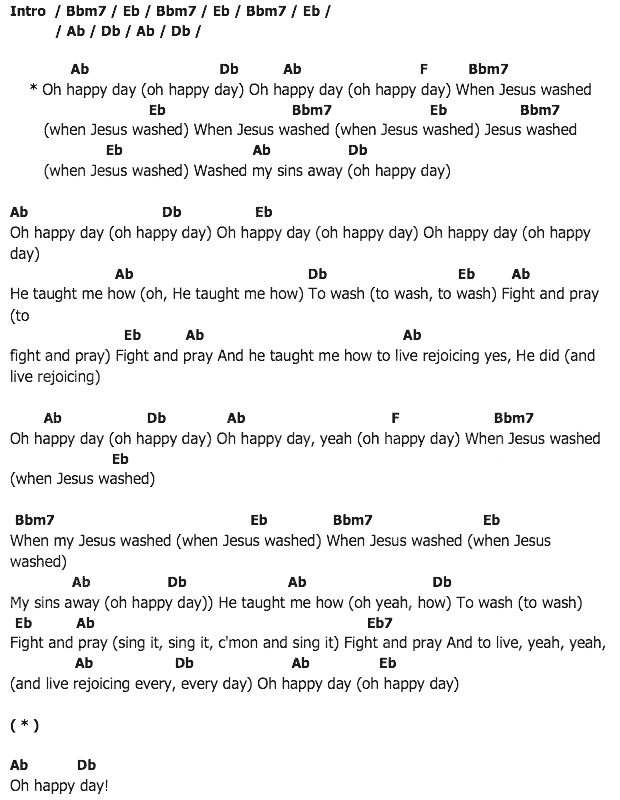 คอร์ดเพลง เนื้อเพลง Oh Happy Day, คอร์ดเพลง Oh Happy Day ของ Edward Hawkins Singers, คอร์ดเพลงของ Edward Hawkins Singers, เนื้อร้อง Oh Happy Day Edward Hawkins Singers, Oh Happy Day คอร์ดง่าย ๆ, คอร์ด Oh Happy Day ต้นฉบับ