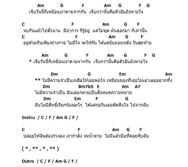 คอร์ดเพลง เนื้อเพลง ไม่มีความจำเป็น, คอร์ดเพลง ไม่มีความจำเป็น ของ เต๋า เศรฐพงษ์, คอร์ดเพลงของ เต๋า เศรฐพงษ์, เนื้อร้อง ไม่มีความจำเป็น เต๋า เศรฐพงษ์, ไม่มีความจำเป็น คอร์ดง่าย ๆ, คอร์ด ไม่มีความจำเป็น ต้นฉบับ