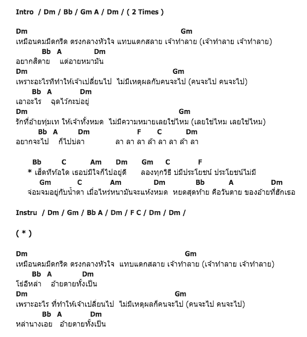 คอร์ดเพลง เนื้อเพลง อ้ายตายทั้งเป็น, คอร์ดเพลง อ้ายตายทั้งเป็น ของ เต้ย อาร์สยาม, คอร์ดเพลงของ เต้ย อาร์สยาม, เนื้อร้อง อ้ายตายทั้งเป็น เต้ย อาร์สยาม, อ้ายตายทั้งเป็น คอร์ดง่าย ๆ, คอร์ด อ้ายตายทั้งเป็น ต้นฉบับ