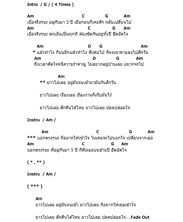 คอร์ดเพลง เนื้อเพลง ยาวไปเลย, คอร์ดเพลง ยาวไปเลย ของ อิทธิ พลางกูล, คอร์ดเพลงของ อิทธิ พลางกูล, เนื้อร้อง ยาวไปเลย อิทธิ พลางกูล, ยาวไปเลย คอร์ดง่าย ๆ, คอร์ด ยาวไปเลย ต้นฉบับ