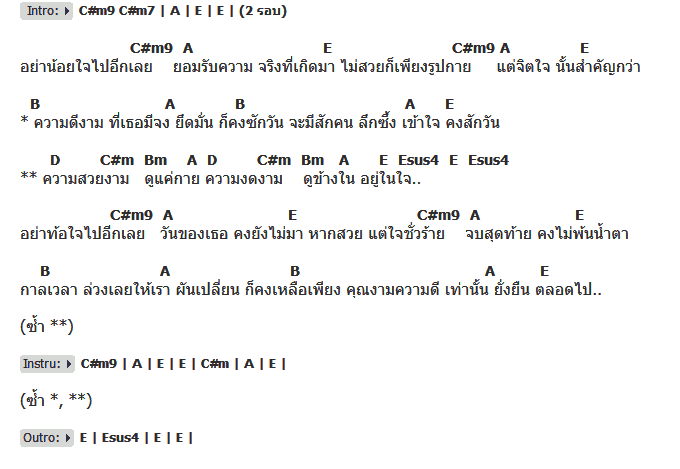 คอร์ดเพลง เนื้อเพลง ความงดงาม, คอร์ดเพลง ความงดงาม ของ The Sun, คอร์ดเพลงของ The Sun, เนื้อร้อง ความงดงาม The Sun, ความงดงาม คอร์ดง่าย ๆ, คอร์ด ความงดงาม ต้นฉบับ