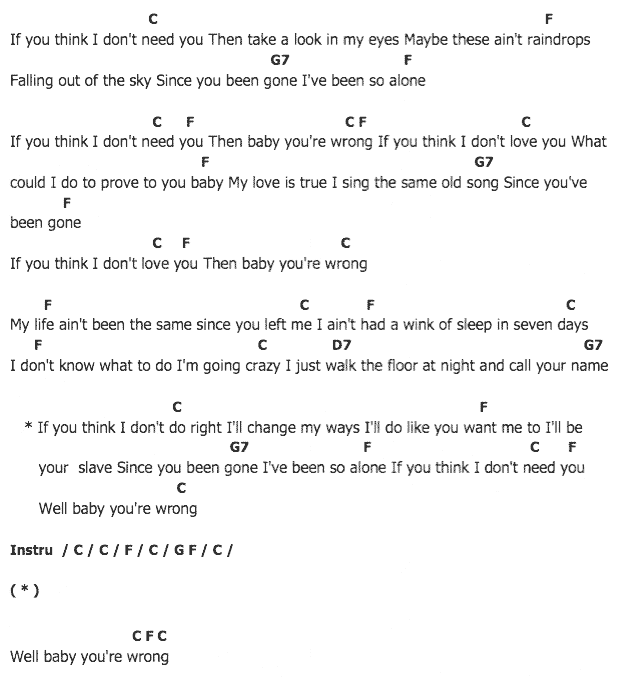 คอร์ดเพลง เนื้อเพลง If You Think I Don't Need You, คอร์ดเพลง If You Think I Don't Need You ของ Elvis presley, คอร์ดเพลงของ Elvis presley, เนื้อร้อง If You Think I Don't Need You Elvis presley, If You Think I Don't Need You คอร์ดง่าย ๆ, คอร์ด If You Think I Don't Need You ต้นฉบับ