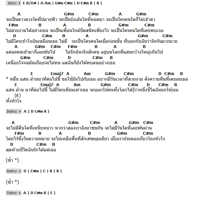 คอร์ดเพลง เนื้อเพลง แสนล้านนาที, คอร์ดเพลง แสนล้านนาที ของ พุฒิ พุฒิชัย, คอร์ดเพลงของ พุฒิ พุฒิชัย, เนื้อร้อง แสนล้านนาที พุฒิ พุฒิชัย, แสนล้านนาที คอร์ดง่าย ๆ, คอร์ด แสนล้านนาที ต้นฉบับ